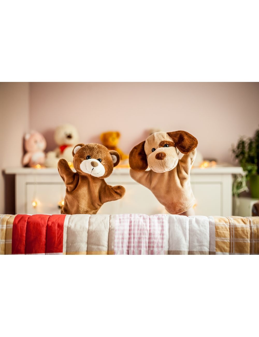 Pluszowa pacynka, pies | Obie