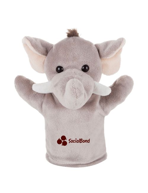 Pluszowa pacynka, słoń | Tank