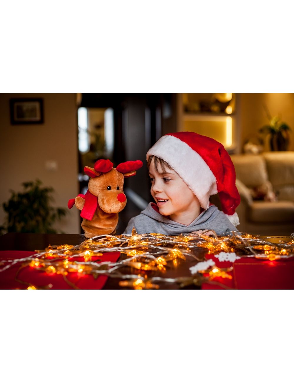 Pluszowa pacynka, renifer | Dazzle