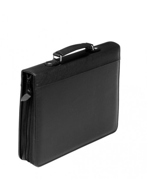 Teczka konferencyjna na zamek Vicenza, czarny