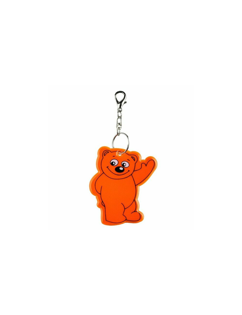 Brelok odblaskowy Beary, pomarańczowy