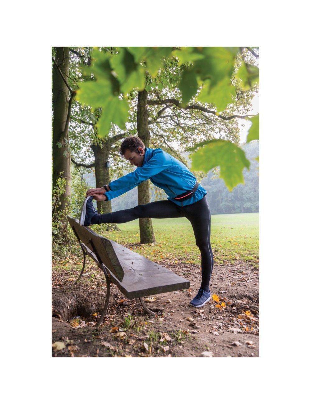 Pas do biegania z LED