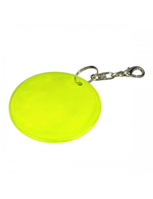 Brelok odblaskowy Happy, żółty 