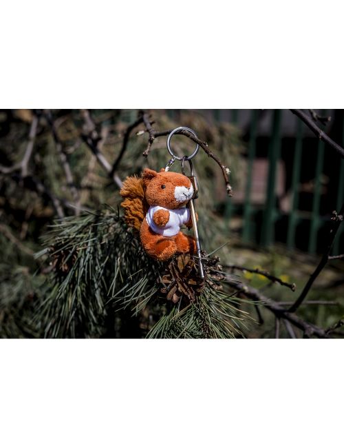 Pluszowa wiewiórka, brelok | Ginny
