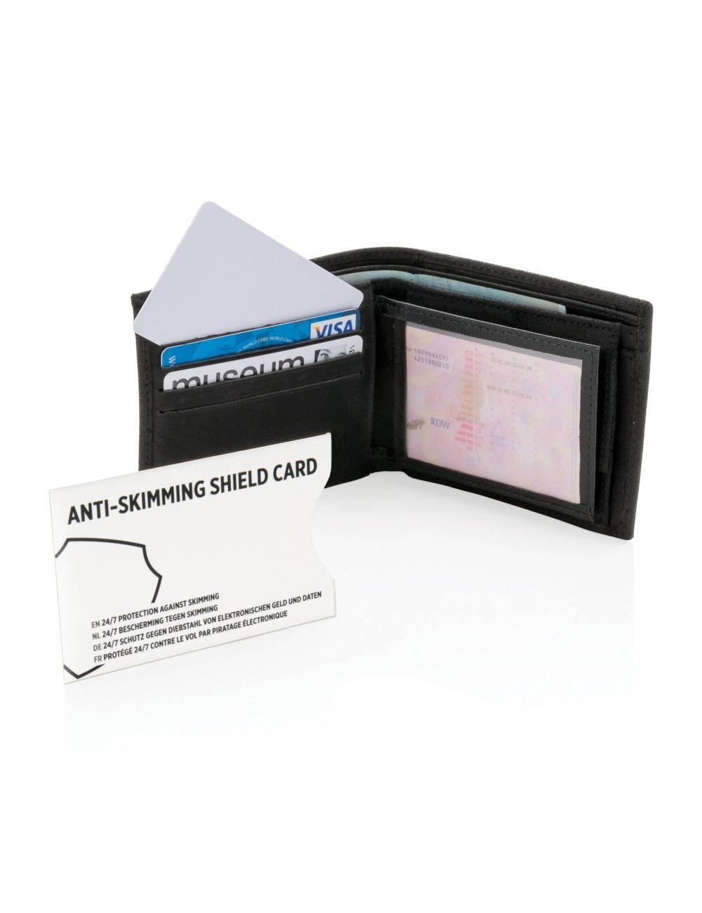 Karta do portfela, ochrona RFID