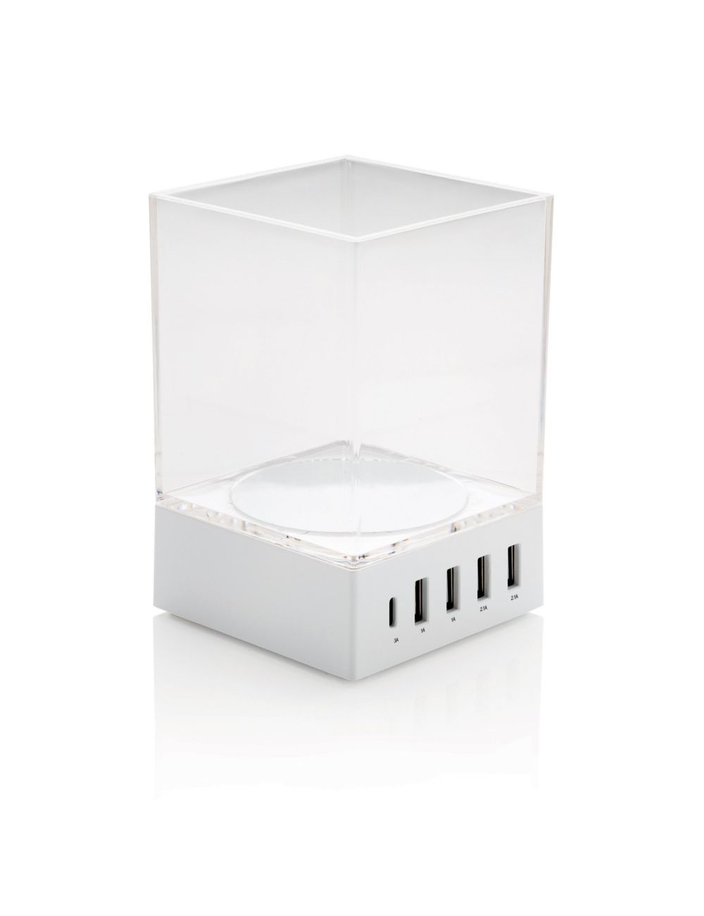 Pojemnik na przybory do pisania, ładowarka USB