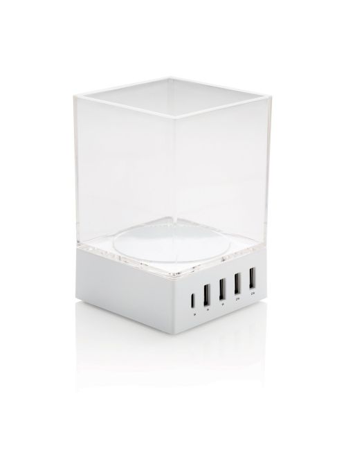 Pojemnik na przybory do pisania, ładowarka USB