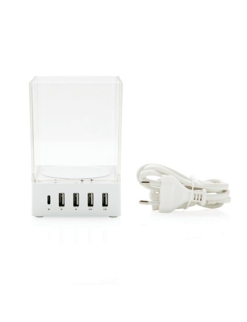 Pojemnik na przybory do pisania, ładowarka USB