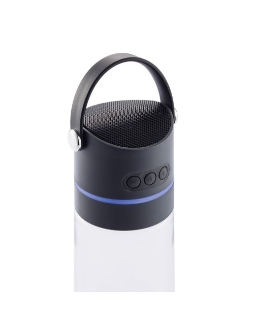 Butelka sportowa 650 ml Party 3 w 1, głośnik bezprzewodowy 3W, lampka LED