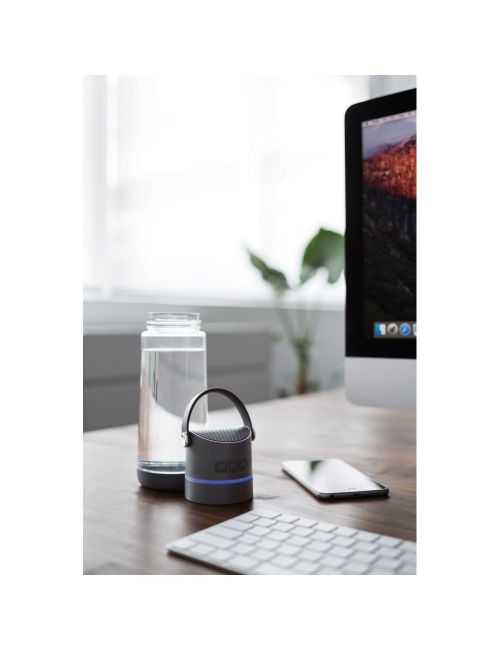 Butelka sportowa 650 ml Party 3 w 1, głośnik bezprzewodowy 3W, lampka LED