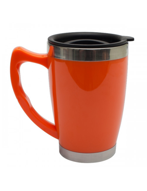 Kubek izotermiczny Copenhagen 380 ml, pomarańczowy 