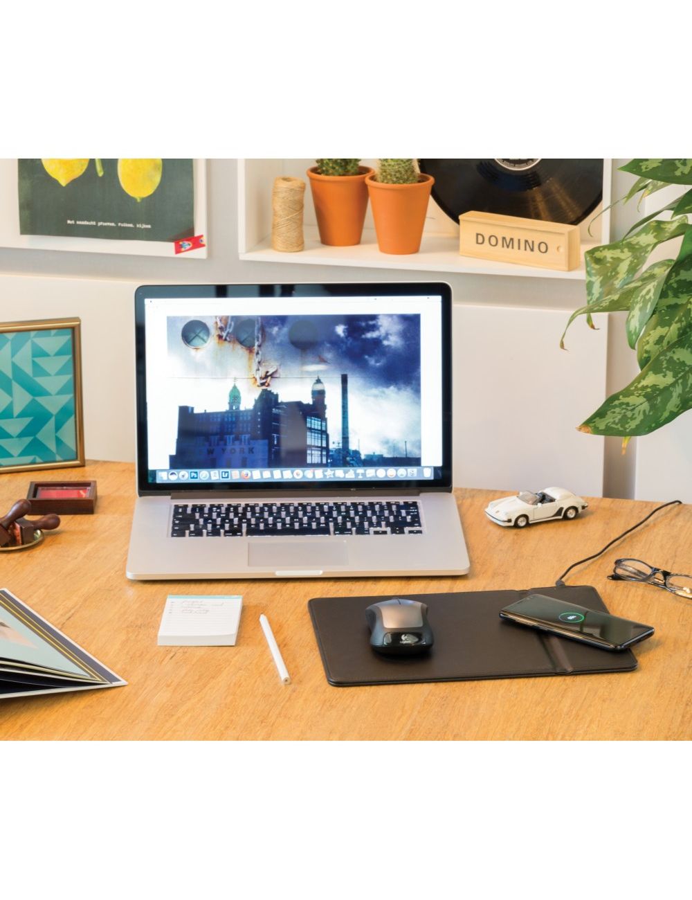 Podkładka pod mysz, ładowarka bezprzewodowa 5W