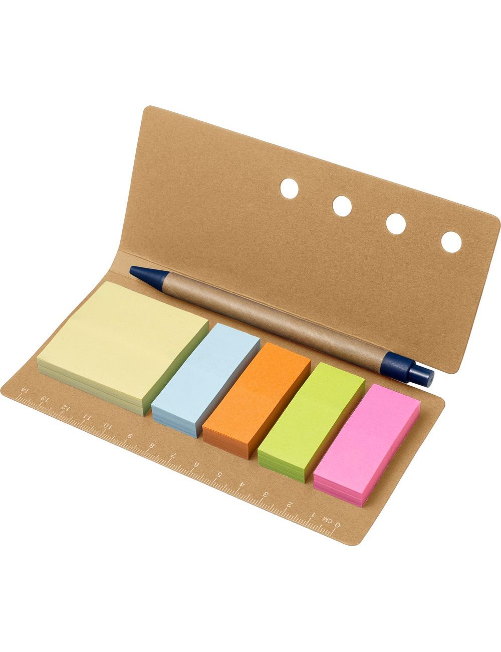 Zestaw do notatek, linijka, karteczki...