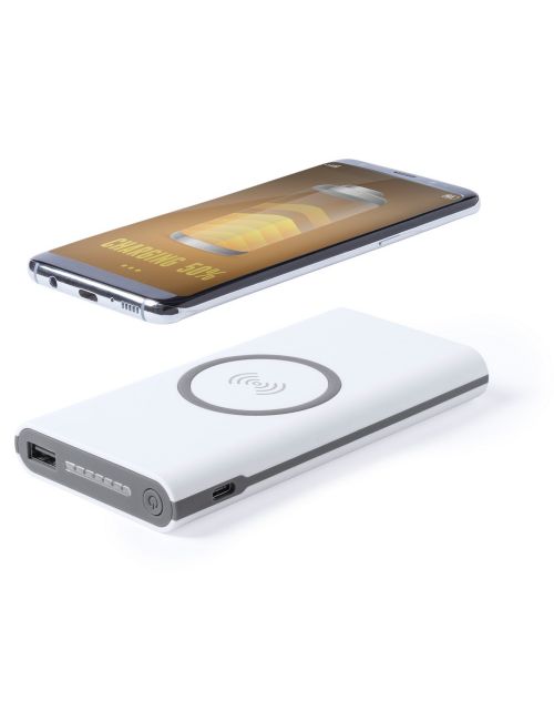 Bezprzewodowy power bank 6000 mAh, ładowarka bezprzewodowa 5W