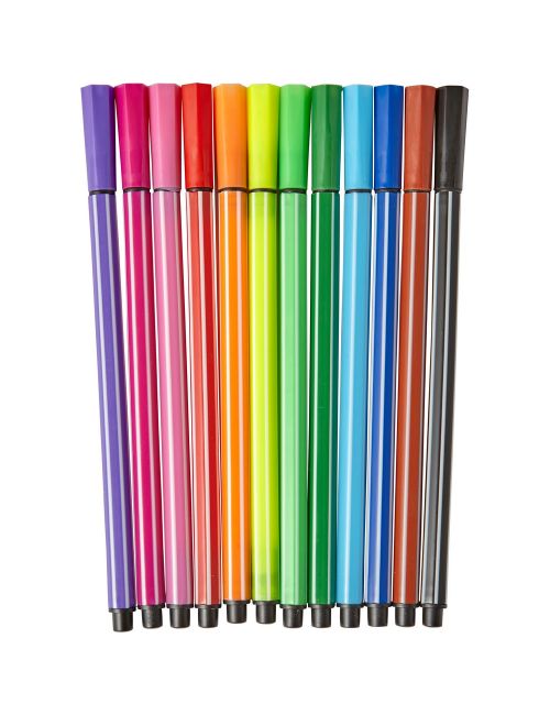 Zestaw 12 flamastrów