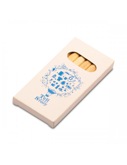 Zestaw kredek 9 cm, biały