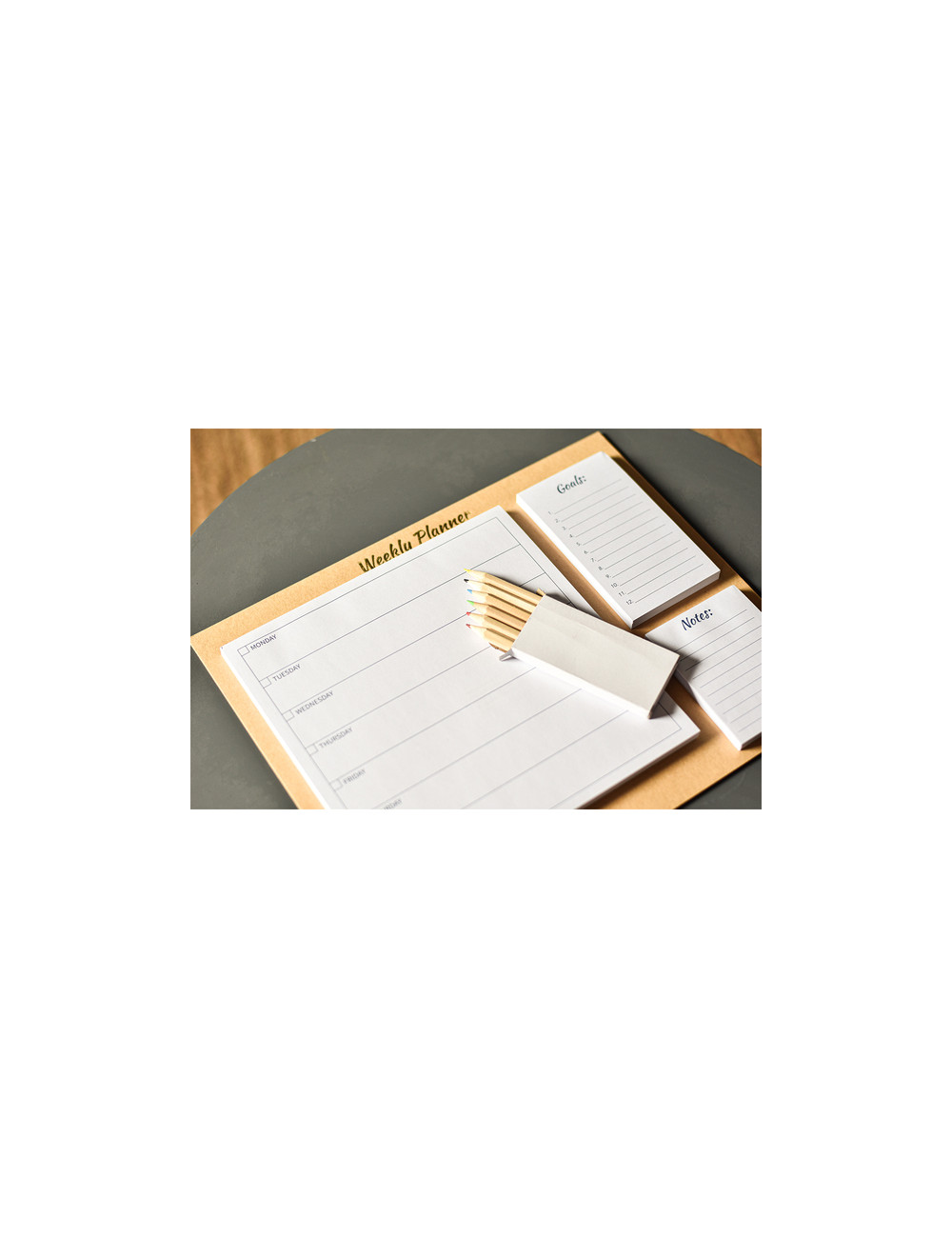 Zestaw kredek 9 cm, biały