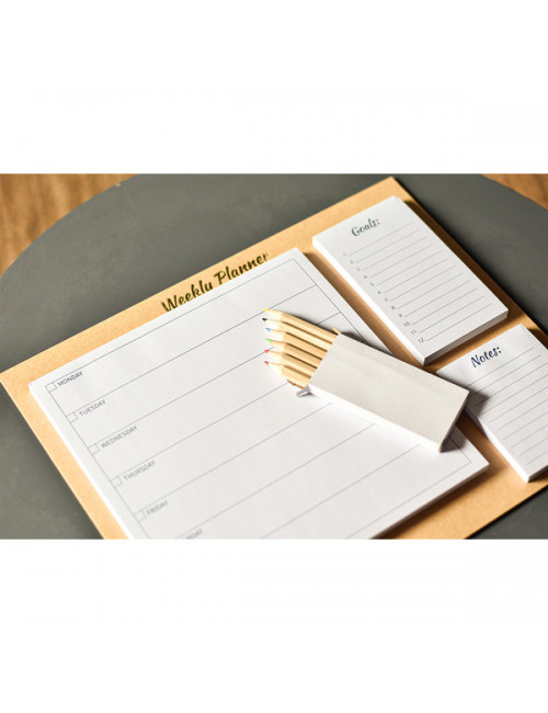 Zestaw kredek 9 cm, biały