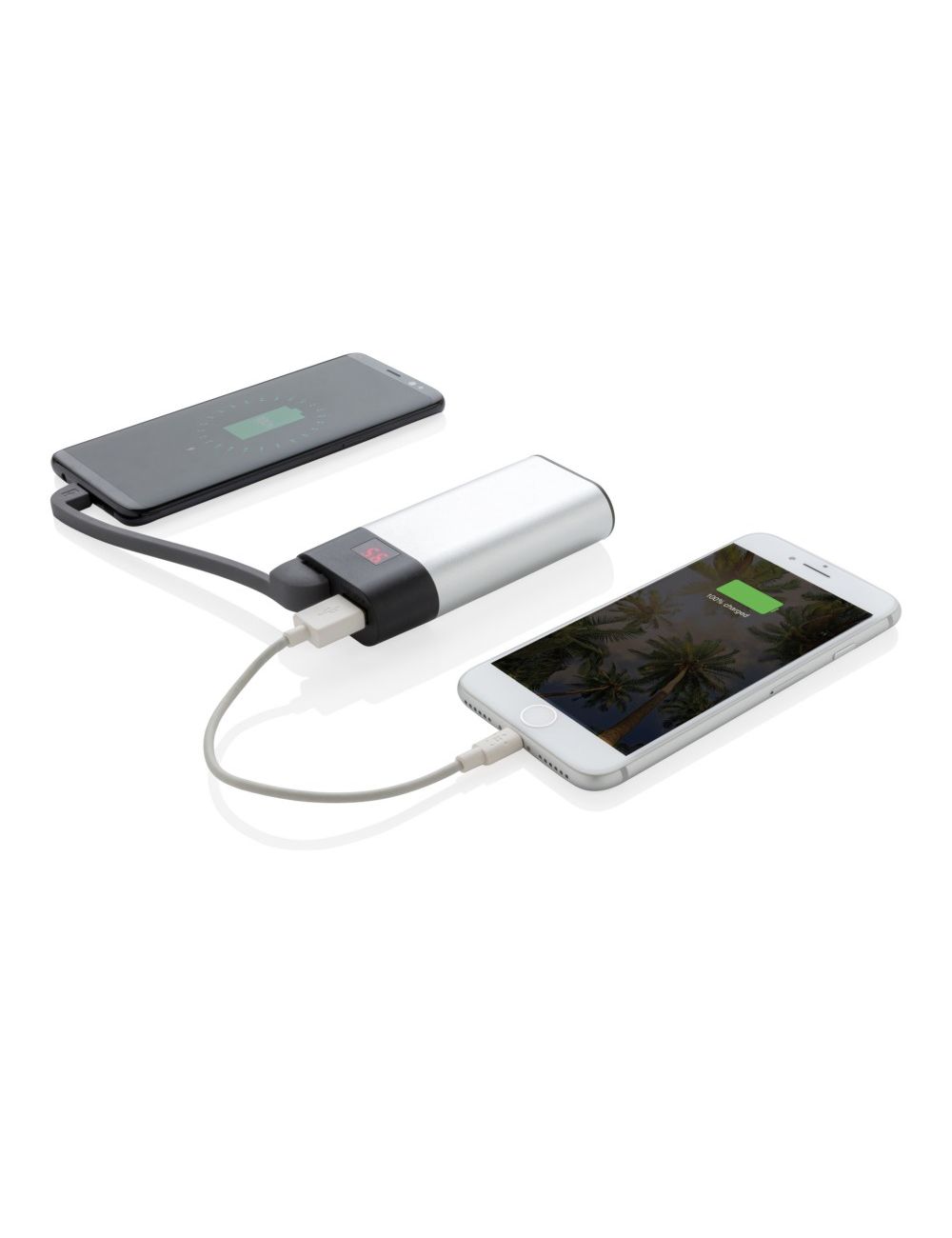 Power bank 4000 mAh z cyfrowym wyświetlaczem