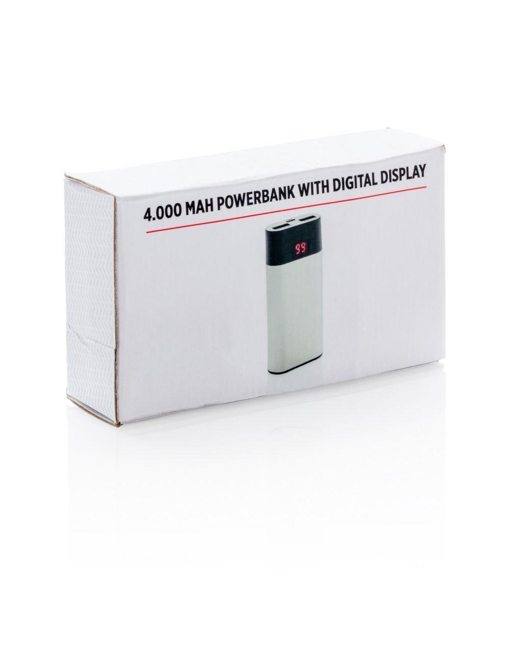 Power bank 4000 mAh z cyfrowym wyświetlaczem