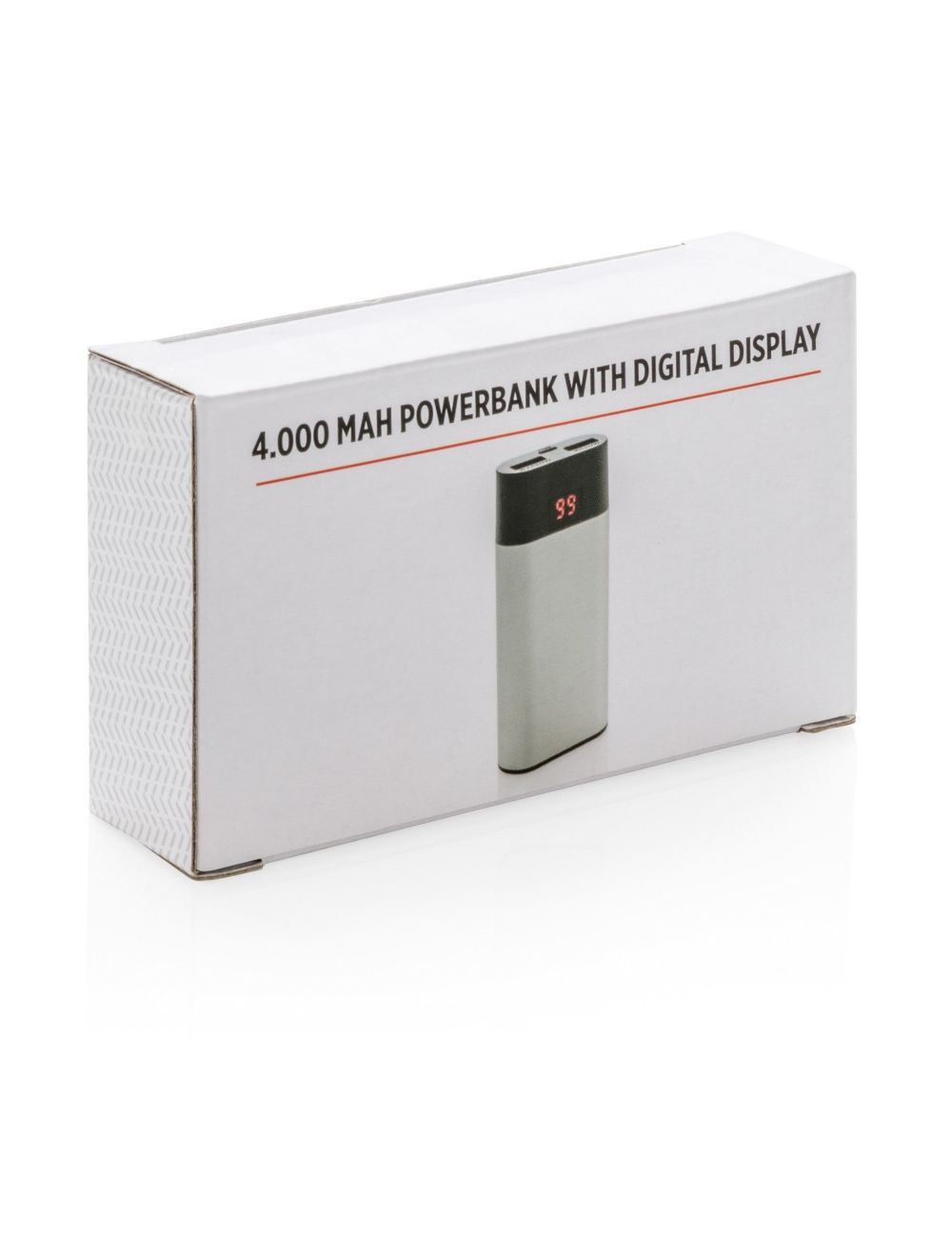 Power bank 4000 mAh z cyfrowym wyświetlaczem