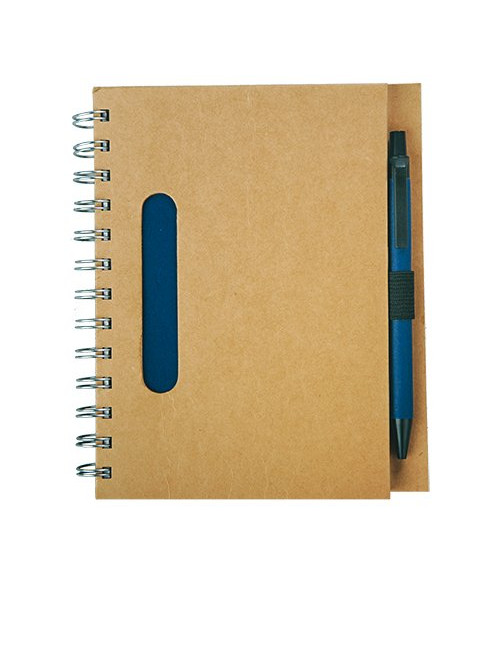 Notes 120x180/70k linia Envivo, granatowy/beżowy 