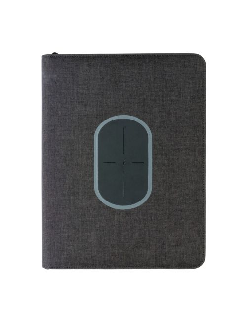 Teczka konferencyjna ok. A4 Air, ładowarka bezprzewodowa 5W