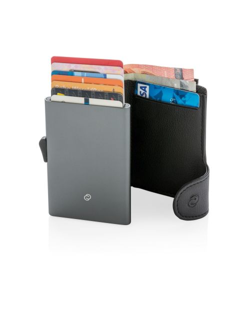 Portfel, etui na karty kredytowe C-Secure, ochrona RFID