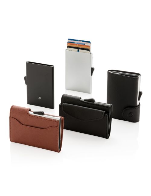 Portfel, etui na karty kredytowe C-Secure, ochrona RFID