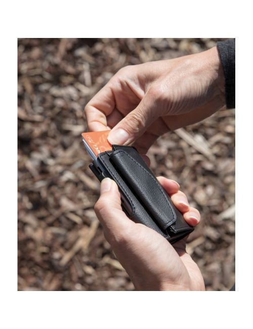 Portfel, etui na karty kredytowe C-Secure, ochrona RFID