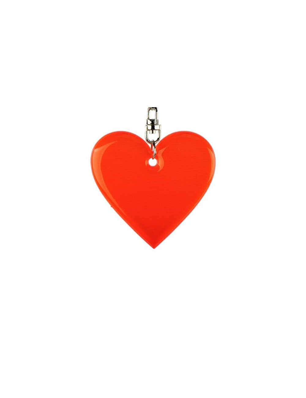 Brelok odblaskowy Affection, czerwony