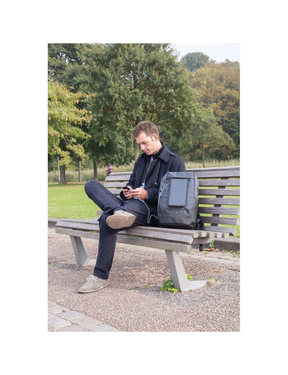 Plecak na laptopa 15,6", ładowarka słoneczna 7W...