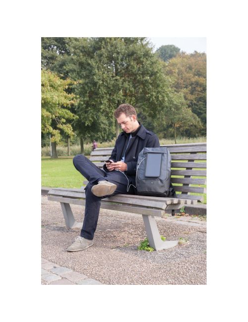 Plecak na laptopa 15,6", ładowarka słoneczna 7W Swiss Peak Eclipse