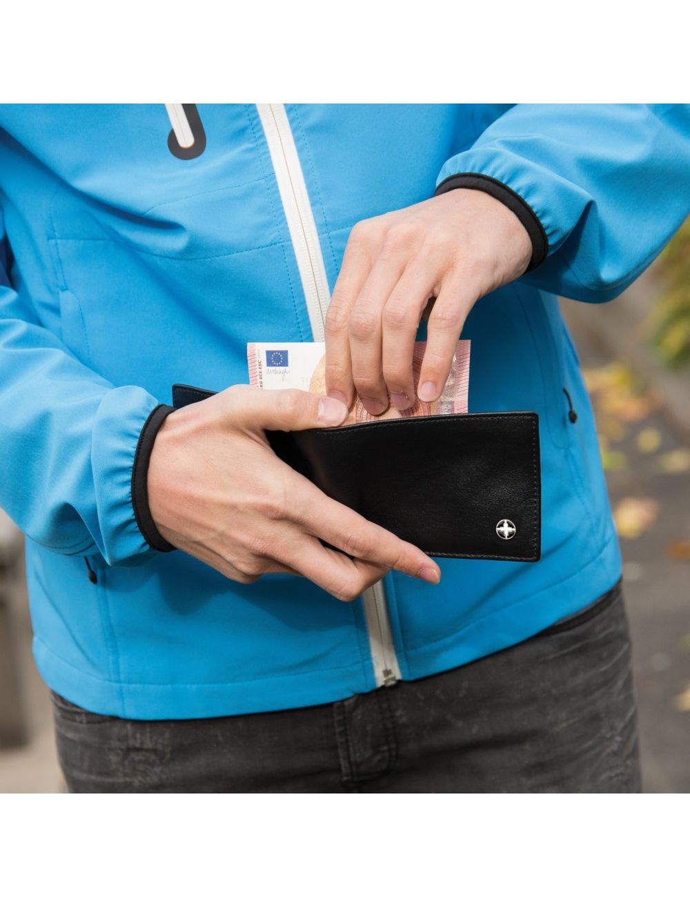 Portfel Swiss Peak, ochrona RFID