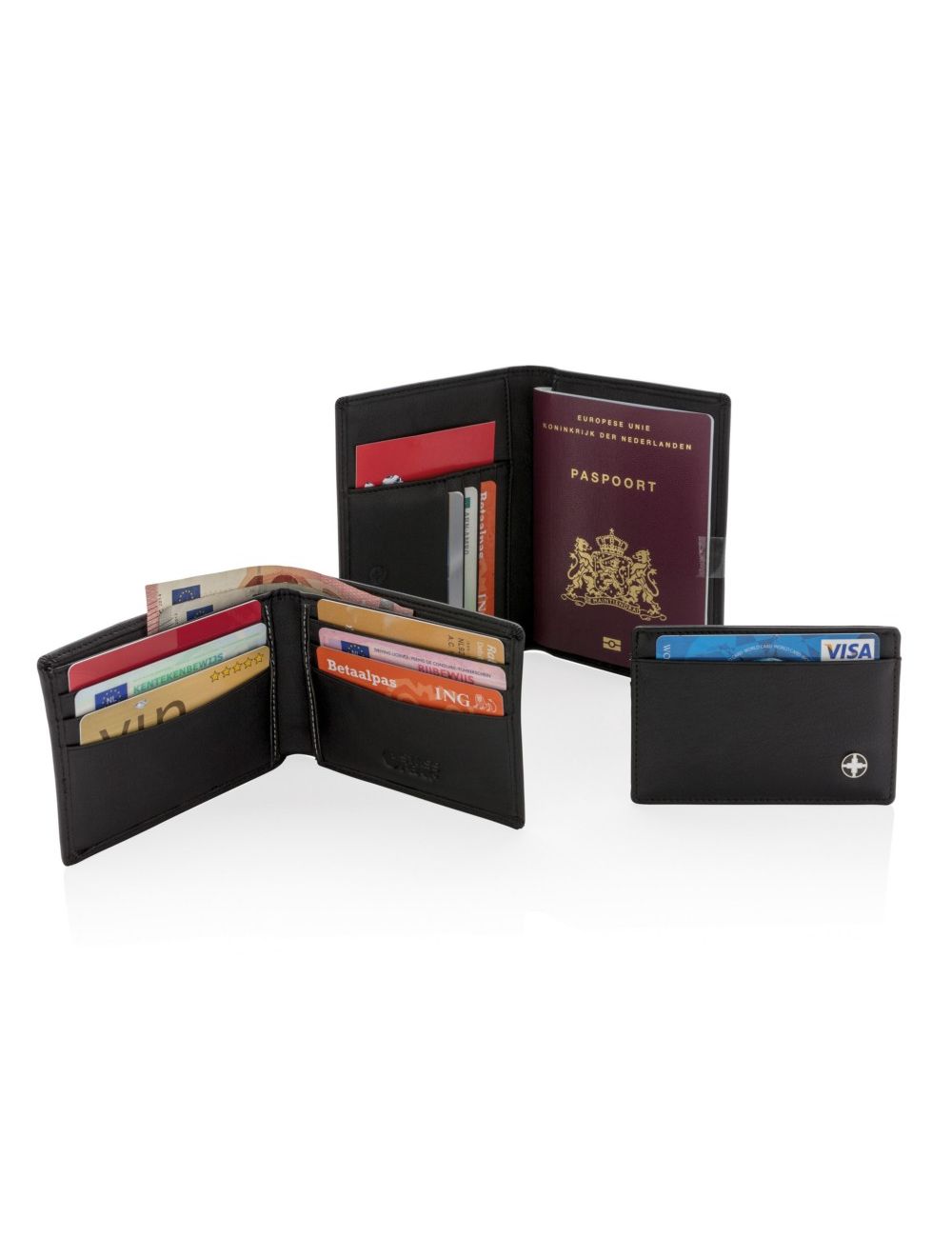 Etui na karty kredytowe Swiss Peak, ochrona RFID