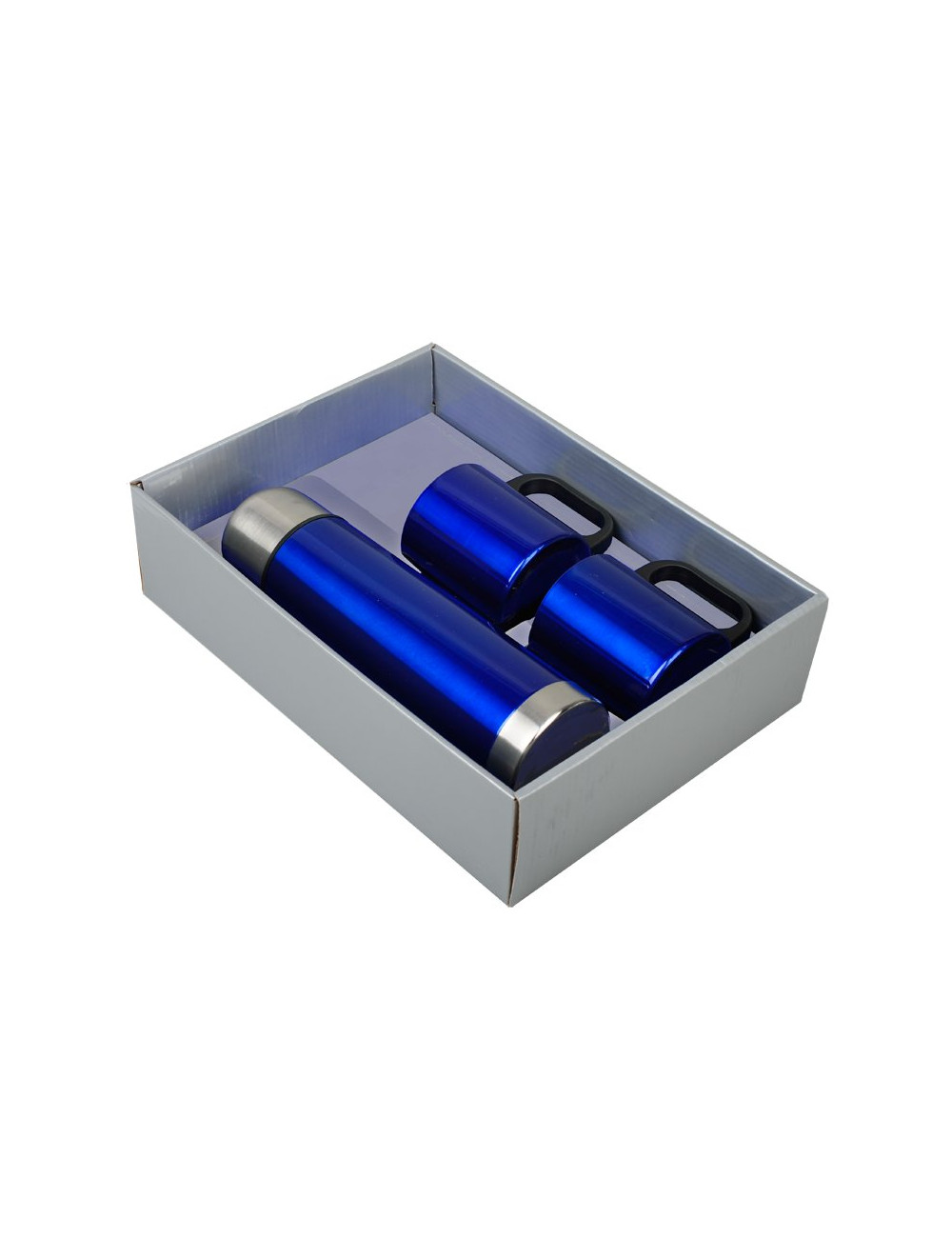 Metalowy termos Picnic 480 ml + 2 kubki,...