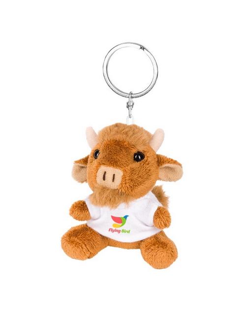 Pluszowy żubr, brelok | Vincent