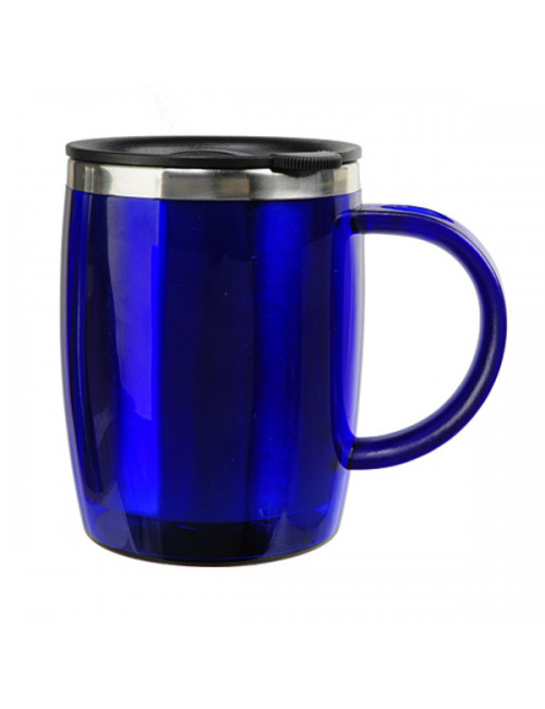 Kubek izotermiczny Barrel 400 ml, niebieski 