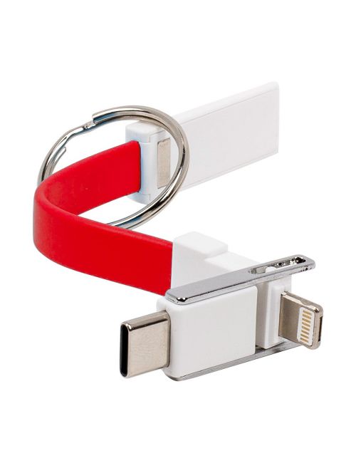 Brelok do kluczy, kabel do ładowania i synchronizacji