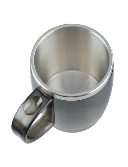 Kubek izotermiczny Barrel 400 ml, grafitowy 