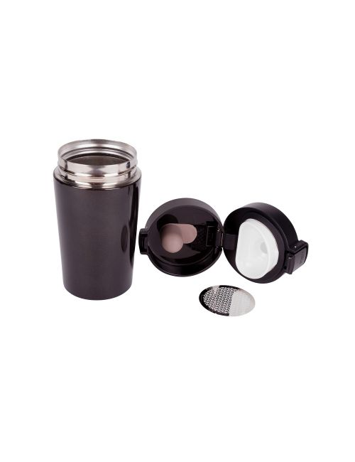 Kubek termiczny 300 ml, posiada sitko zatrzymujące fusy | Laura