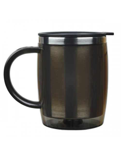Kubek izotermiczny Barrel 400 ml, grafitowy 