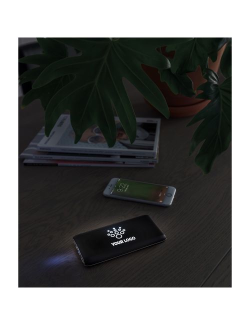 Bezprzewodowy power bank 8000 mAh Light Up Logo, przyssawki