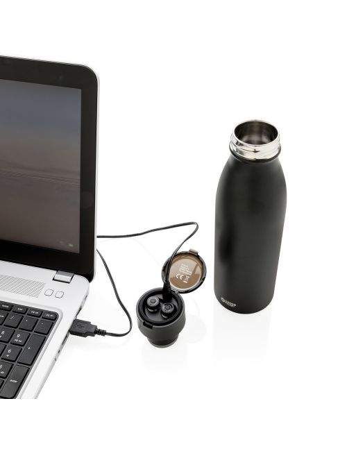 Butelka termiczna 580 ml Swiss Peak, bezprzewodowe słuchawki