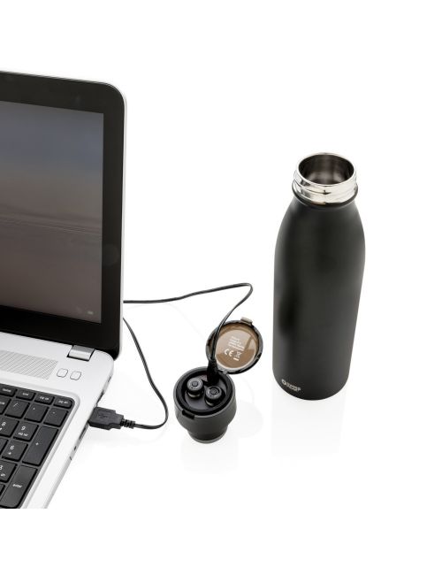 Butelka termiczna 580 ml Swiss Peak, bezprzewodowe słuchawki