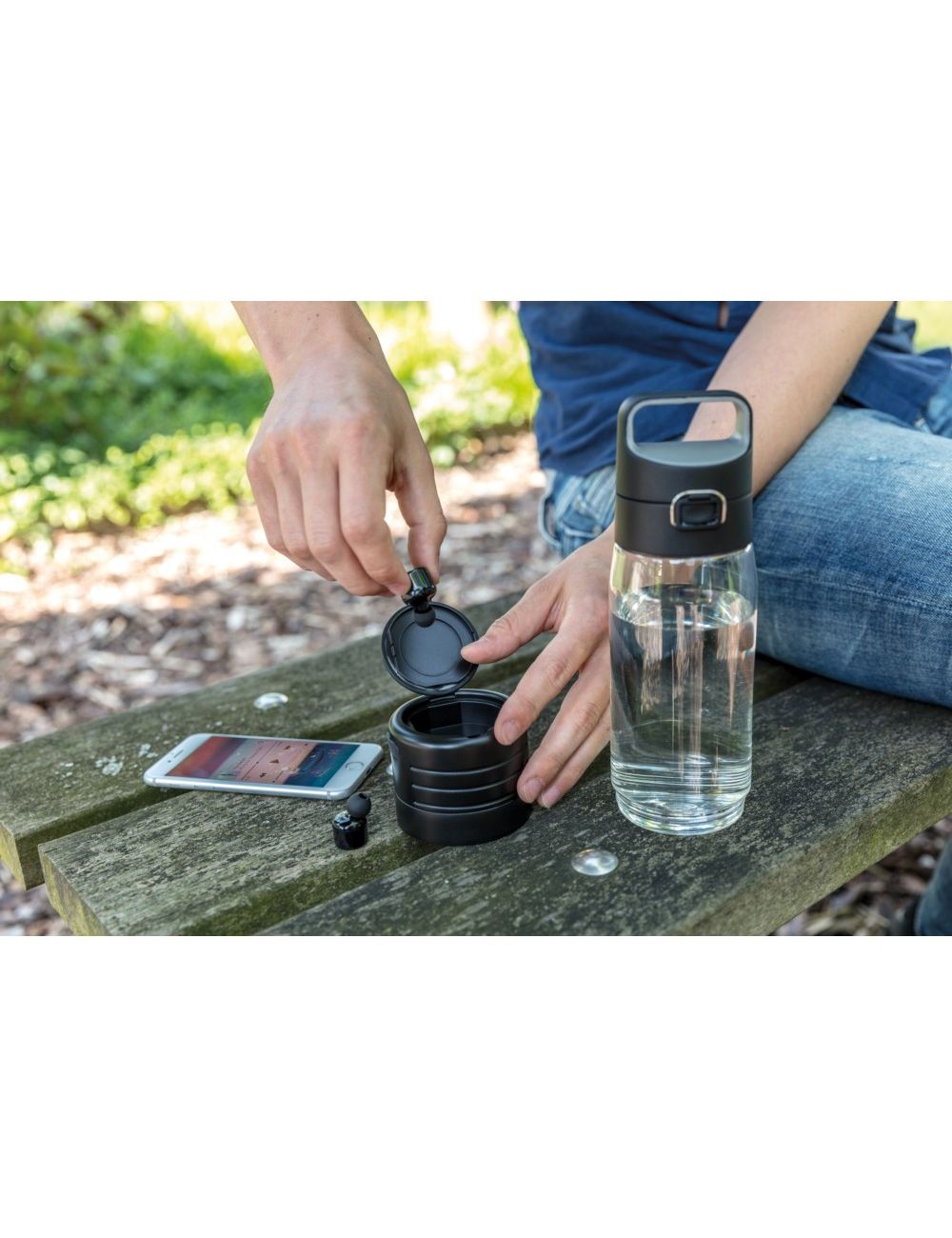 Butelka sportowa 600 ml Hydrate, bezprzewodowe...