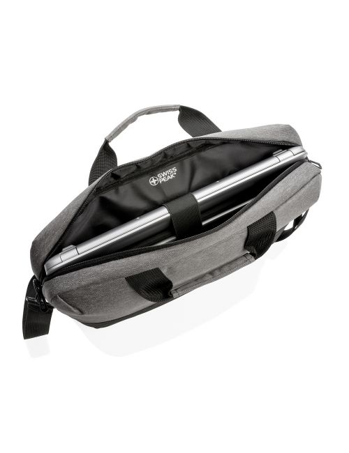 Torba na laptopa 15,6" Swiss Peak, ochrona RFID