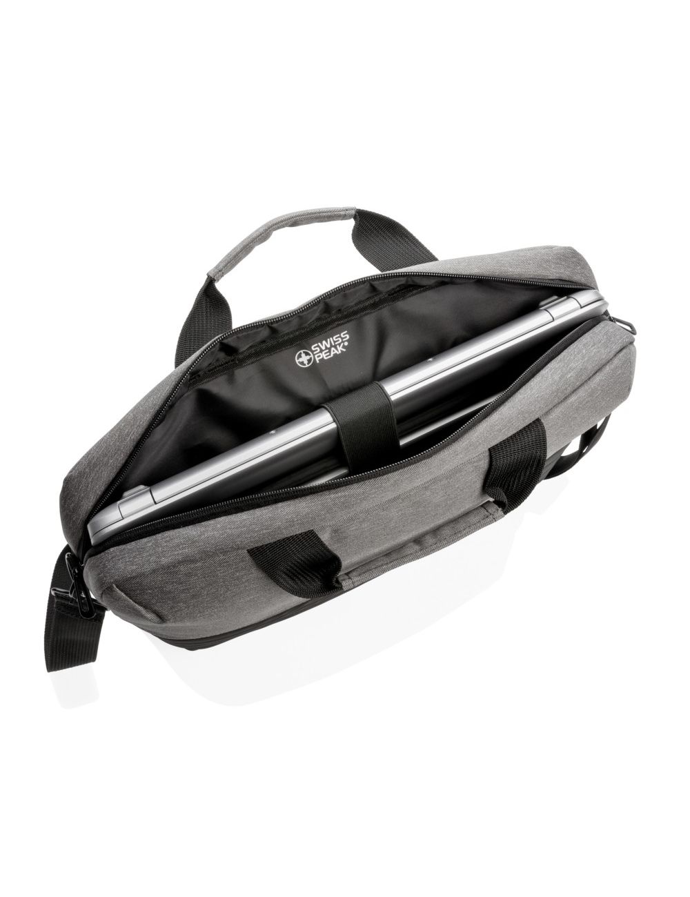 Torba na laptopa 15,6" Swiss Peak, ochrona RFID