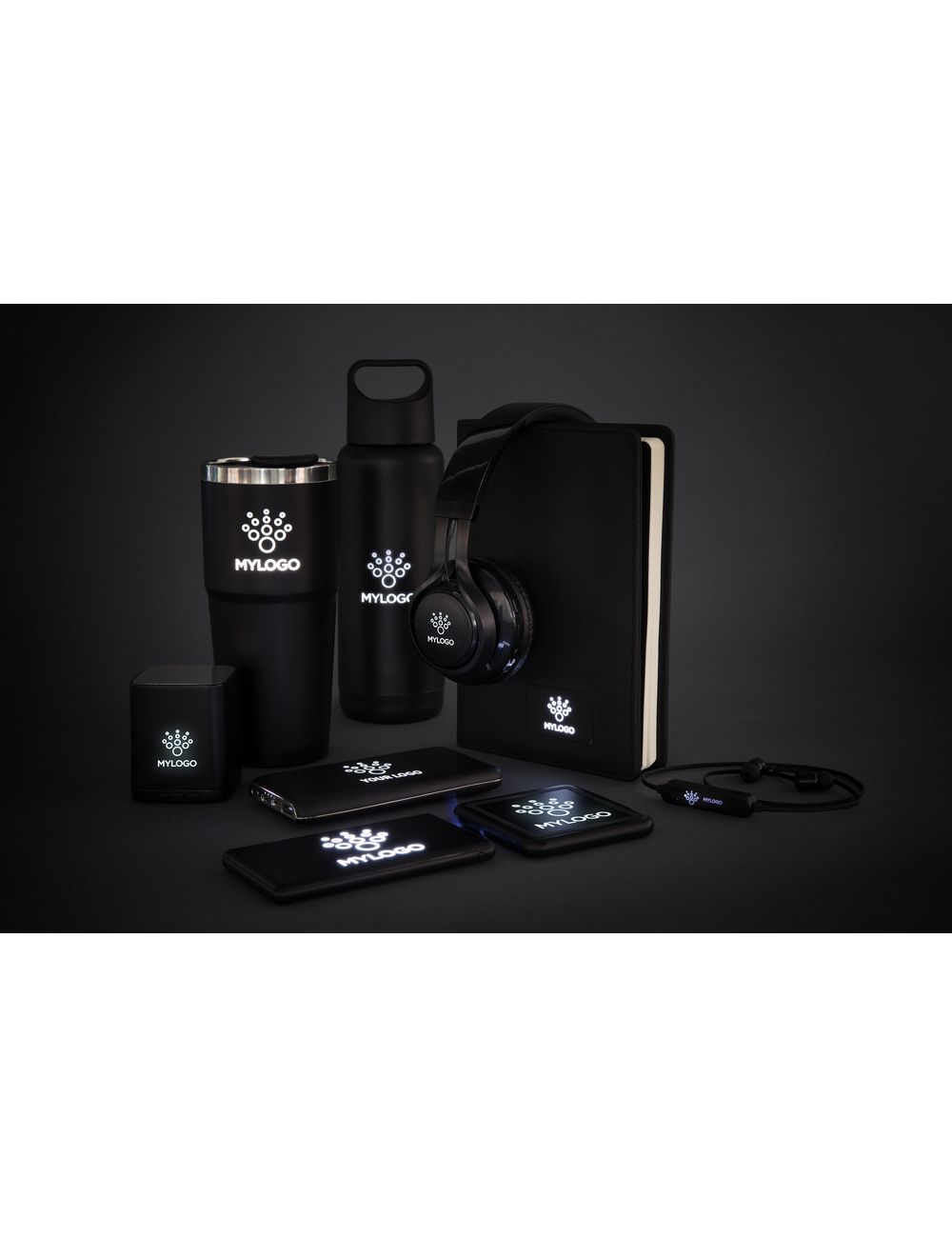 Notatnik A5 Light Up Logo