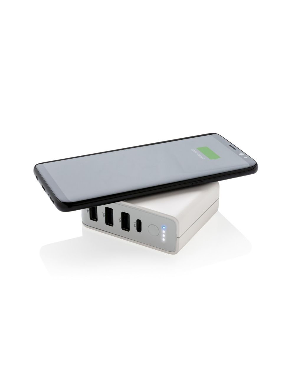 Adapter podróżny, bezprzewodowy power bank 6700...